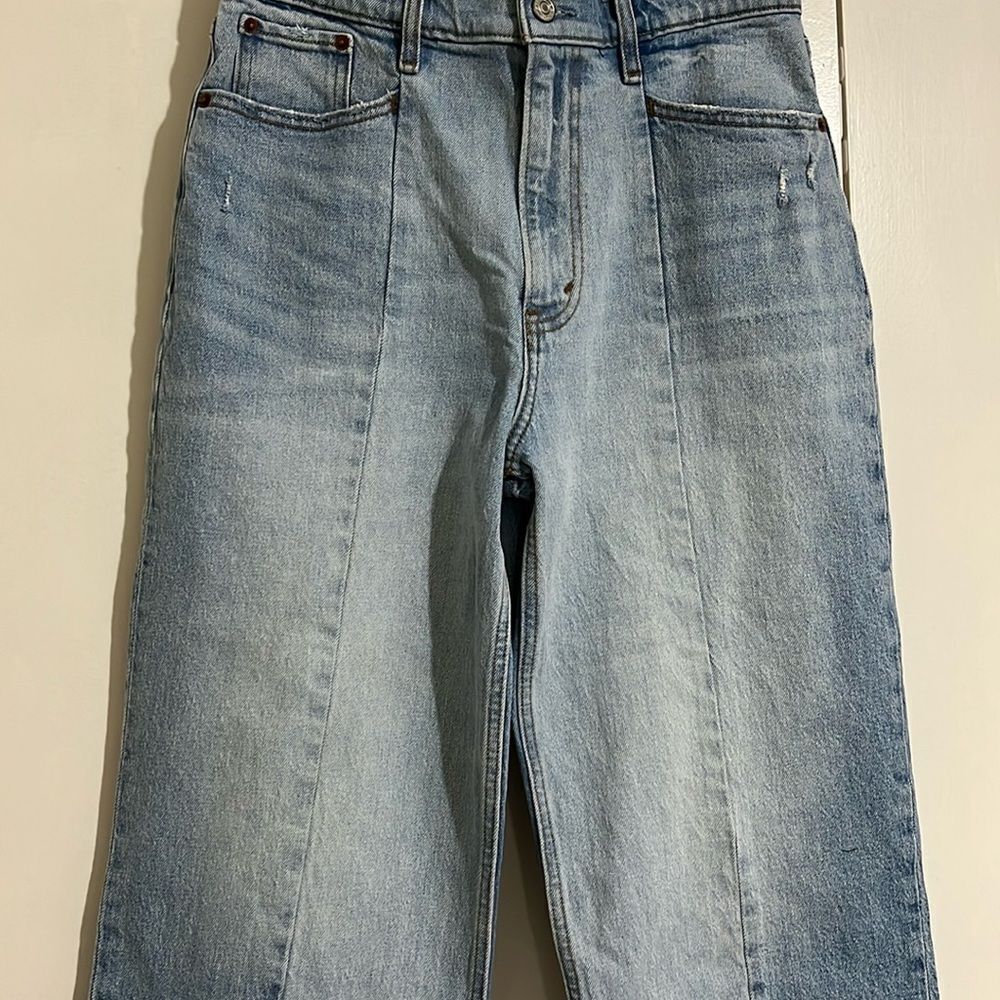 Abercrombie & Fitch Blue Ankle Cropped Jeans - Picture 9 of 12